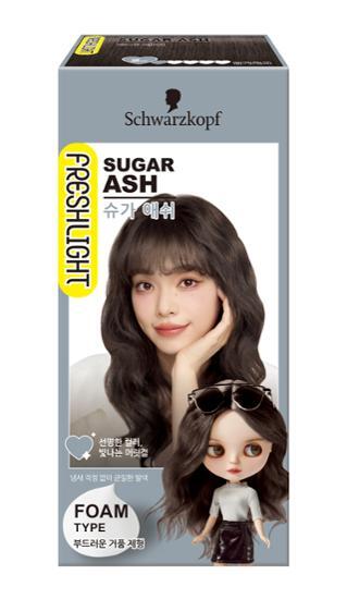Fresh Light Sugar Ash hair color treatment from K-Beauty, designed for vibrant and healthy hair care.