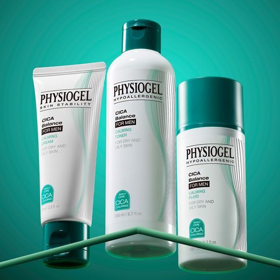 Physiogel Cica Balance for Men Limited Set (+Fluid 100ml or Cream 70ml)