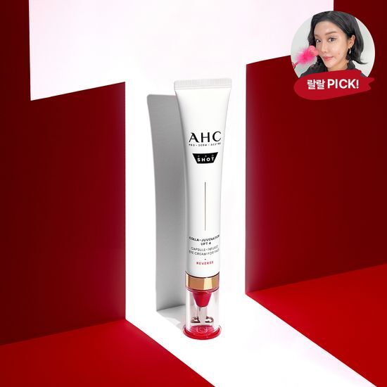 AHC Pro Shot Collagen Rejuvenation Eye Cream 30ml with 10ml Serum, a K-Beauty skincare product for effective eye care.