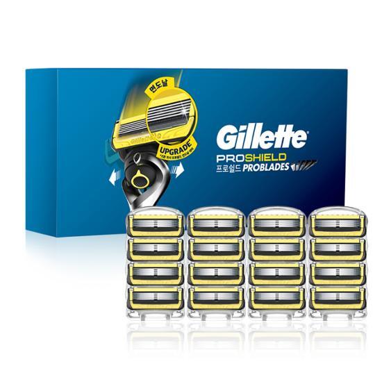 Gillette Razor Blades 16 pcs (SkinTech/Yellow/Chill)