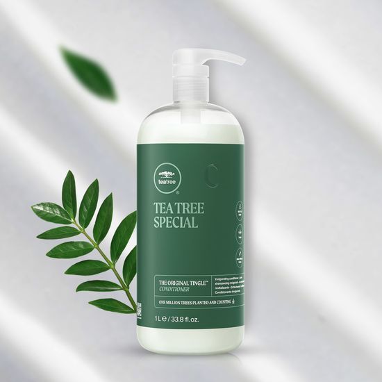 Paul Mitchell Tea Tree Special Conditioner 1000ml Renewal for men, promoting healthy hair and scalp.