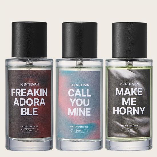 50ml Igentleman Perfume - Call You Mine variant, part of K-Beauty fragrance collection, showcasing elegant bottle design.