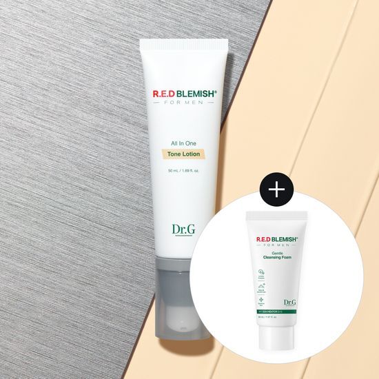 Dr.G Red Blemish for Men All-in-One Tone Lotion 50ml (+Gentle Foam 30ml)