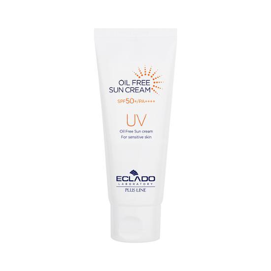 Ecladu UV Oil-Free Sunscreen SPF 50+ PA++++ 70g - K-Beauty skincare product for sun care.