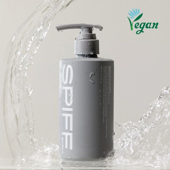 Alt text: The Face Shop Spifcode Perfect All-in-One Wash 300ml for men - a versatile body cleanser from K-Beauty.