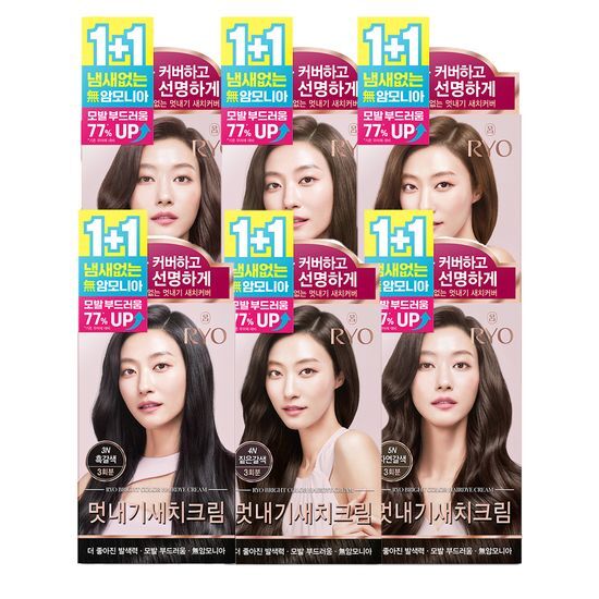 Ryeo Nutrient Hair Dye Double Set 120G+120G