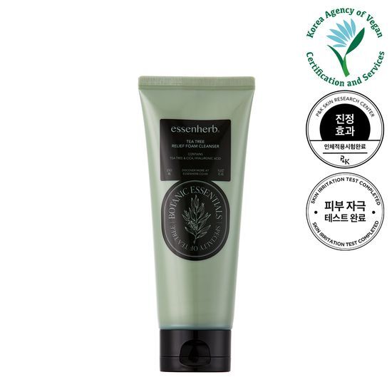 Essence Herb Tea Tree Relief Foam Cleanser 150ml