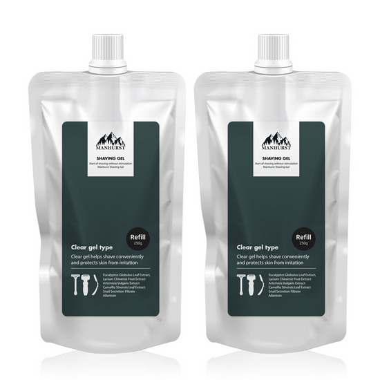 Manhurst Shaving Gel Refill 250g, Pack of 2