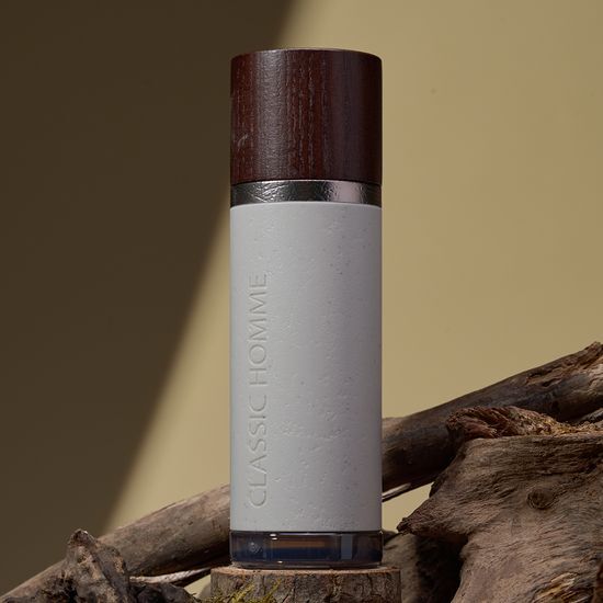 Moisturizing toner and emulsion from The Saem Classic Homme collection, designed for skincare enthusiasts seeking K-Beauty solutions.