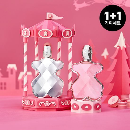 50ml Toss Love Me Duo fragrance set featuring Love Me and Silver scents, perfect for K-Beauty enthusiasts.