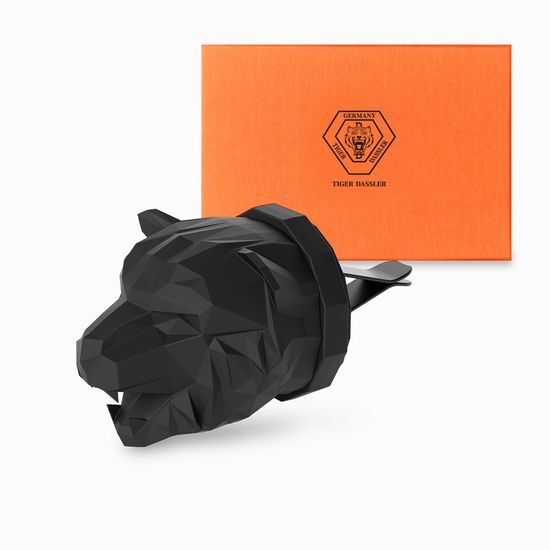 Tiger Dazzler Heritage Tiger Car Air Freshener Black Matte (Choose 1 scent)
