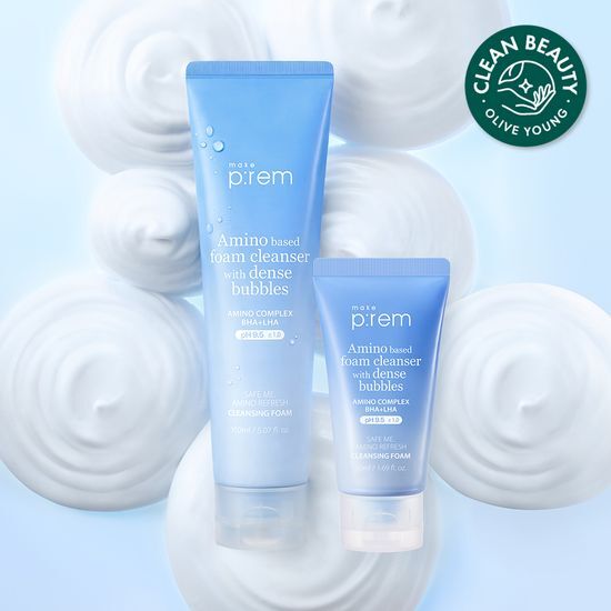 Makeprem Safe Me Amino Refresh Cleansing Foam 150ml (+50ml)