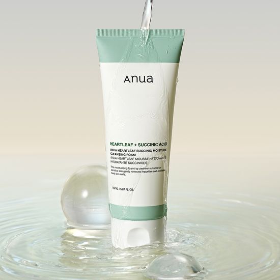 Anua Mugwort Sucinic Moisture Cleansing Foam 150ml
