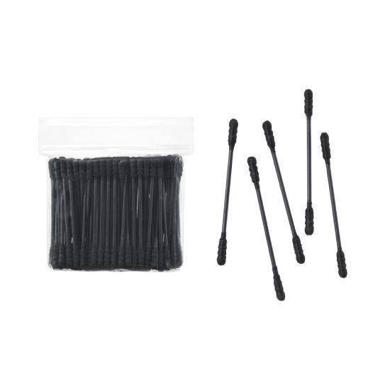 Millie Black Cotton Swabs (120P) by Filimili