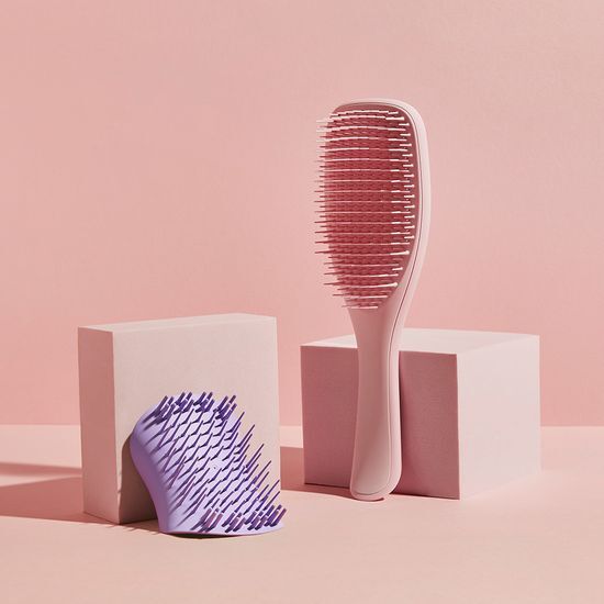 Tangle Teezer Wet Detangler Millennial Pink Set (+Scalp Massage Brush Lavender Light)