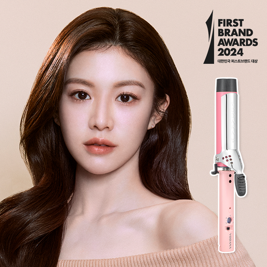 Bodyna Glam Wave Bongo Curling Iron Pink (36mm/40mm) Choose 1