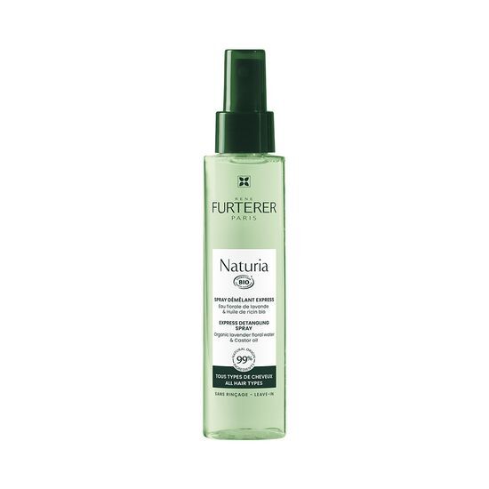 Rene Furterer Naturia Hair Essence Oil Spray 200ml - Nourishing hair care oil for styling, featuring a sleek bottle design, ideal for healthy and vibrant hair.