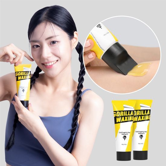 Gorilla Waxing Cold Sugaring Wax Kit for use without heating.