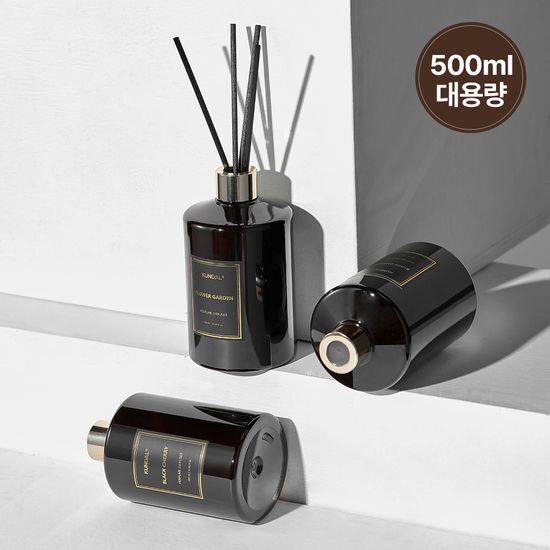 500ml Kundal Perfume Diffuser in Flower Garden variant, designed for a fragrant home experience, part of K-Beauty personal care line.