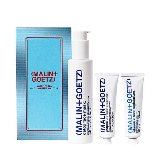 Malin + Goetz Holiday Facial Set (30ml Cleanser + 30ml Moisturizer + 118ml Mask)