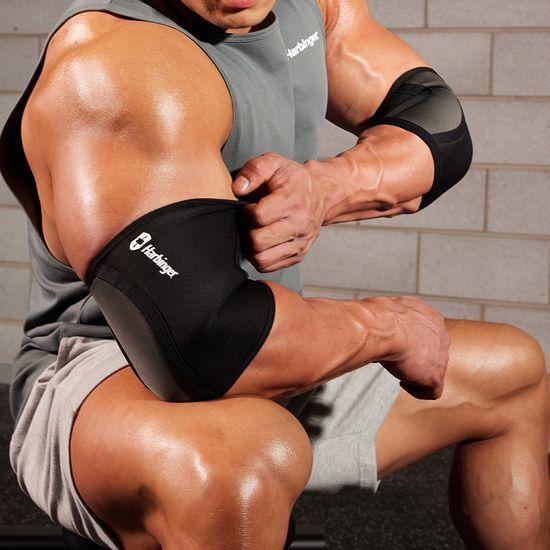 Harbinger Pro Elbow Sleeve, choose one of five types.