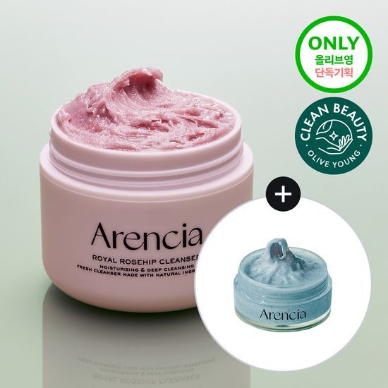 Arenzia Fresh Royal Rosehip Cleanser 120g (+ Blue Cleanser 15g)