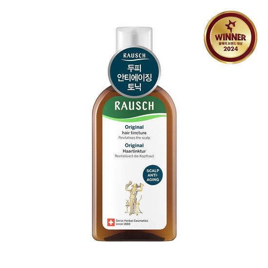 Rausch Original Hair Tincture 200ml - Premium hair care product for healthy styling, featuring a blend of natural ingredients, ideal for K-Beauty enthusiasts.