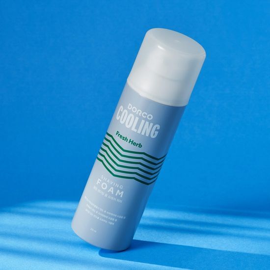 Dorco Cooling Shaving Foam 210ml (Fresh Herb)