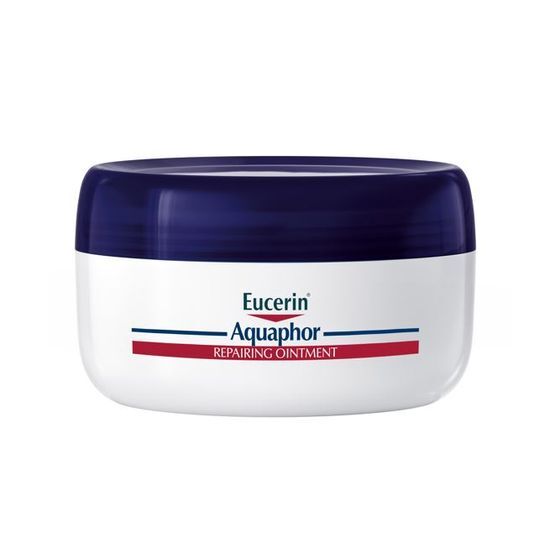 Alt text: Eucerin Aquaphor Repairing Ointment 90ml tube for body care, ideal moisturizer for dry and damaged skin, part of K-Beauty skincare line.