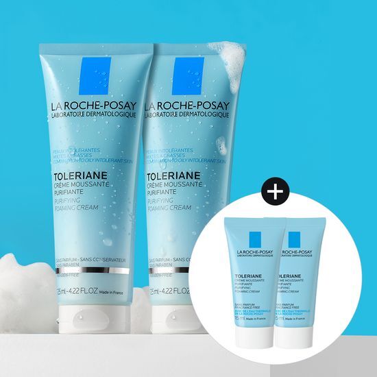 La Roche-Posay Toleriane Foaming Cleanser 125ml Double Set (+15ml*2)