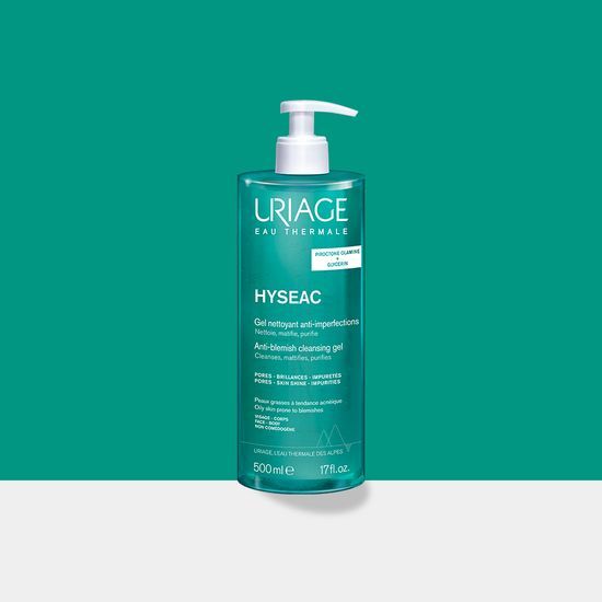 Uriage Eau Thermale Cleansing Gel 500ml bottle for body care, ideal for gentle cleansing, part of K-Beauty skincare products.