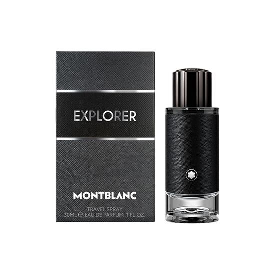 Montblanc Explorer Eau de Parfum 30ml and 60ml bottles, showcasing the luxurious fragrance from Montblanc, perfect for personal care and beauty enthusiasts.