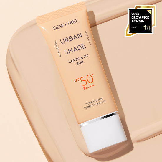 40ml Dewytree Urban Shade Cover & Fit Sunscreen, a K-Beauty skincare product designed for effective sun protection.