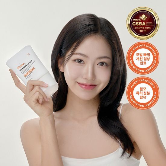 100ml Lily Eve Grow Turn Hair Loss Ampoule for effective hair care treatment, featuring K-Beauty formulation.