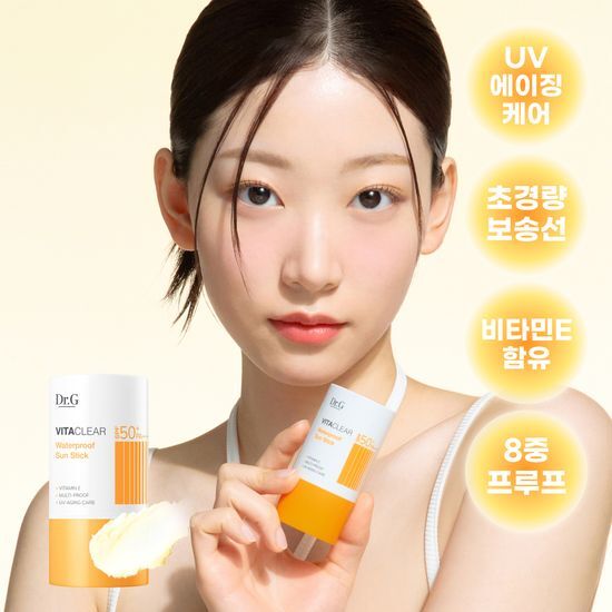 Dr. G Vita Clear Waterproof Sun Stick 21g - K-Beauty skincare product for sun protection