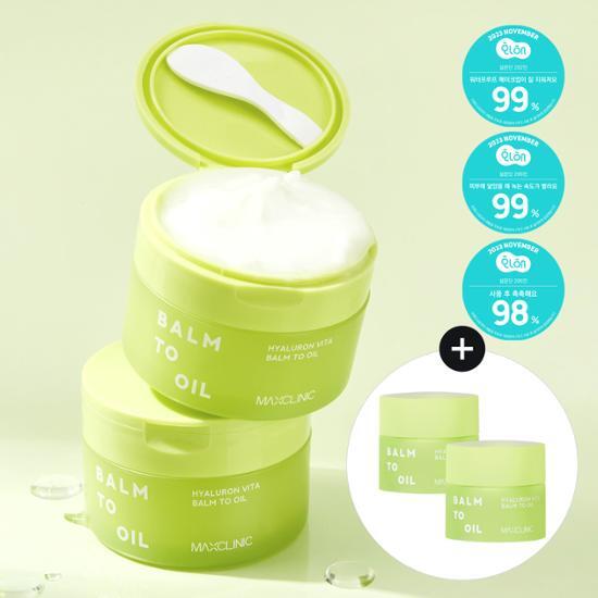 Max Clinic Hyaluron Vita Skincare Balm to Oil 90ml (+2x5ml)