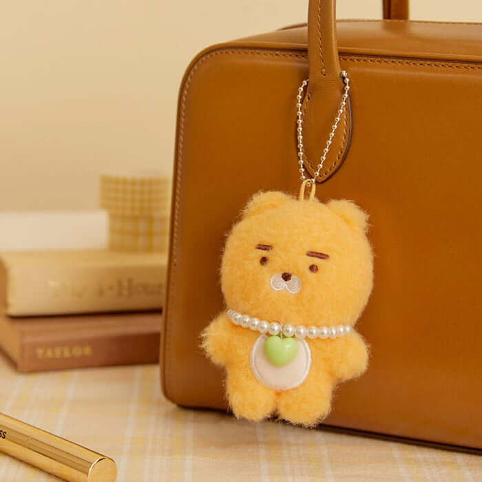 Flat Fossil Pearl Necklace Keyring Doll - Ryan by Kakao Friends - Available at allkpopmag. Price: $14.11.