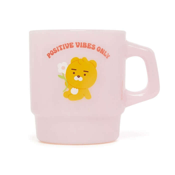Oh Happy Peach Day Milk Glass - Lion by Kakao Friends - Available at allkpopmag. Price: $25.87.