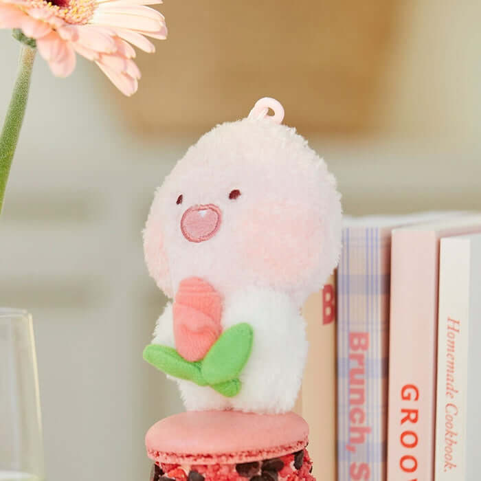 Ball Blush Pudding Keychain Doll - Little Peach by Kakao Friends - Available at allkpopmag. Price: $14.11.