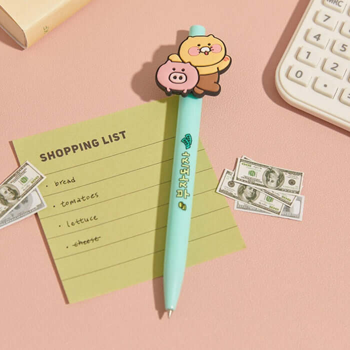Let's Get Rich with Gel Pens - Chunsik Edition by Kakao Friends - Available at allkpopmag. Price: $8.23.