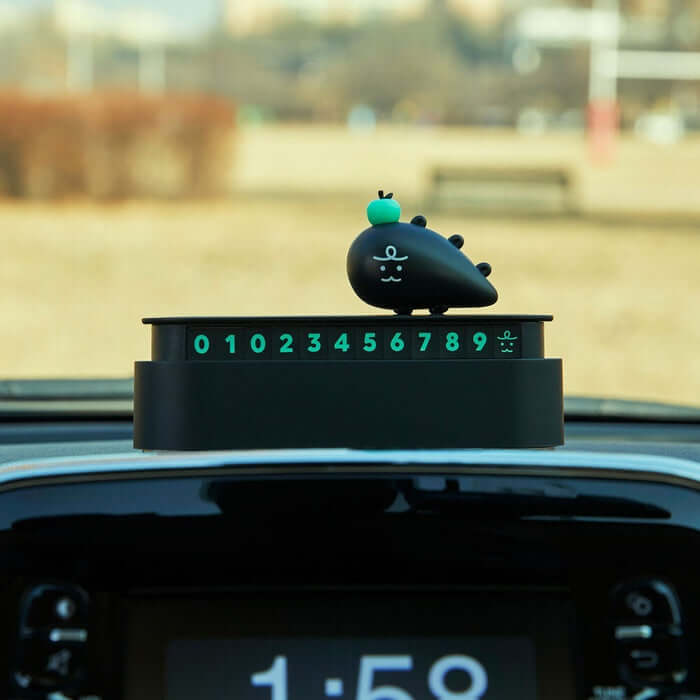 Parking Number Plate - Black Jordi by Kakao Friends - Available at allkpopmag. Price: $29.39.