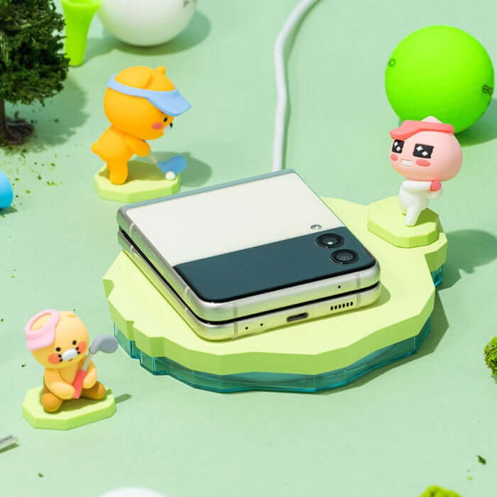 Kakao Friends Hole-in-One Figure Fast Wireless Charging Pad by Kakao Friends Tech Products - Available at allkpopmag. Price: $45.74.