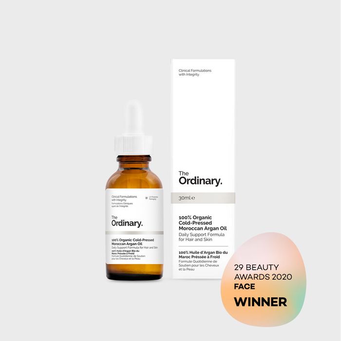 100% Organic Cold-Pressed Moroccan Argan Oil for Skin & Hair by The Ordinary - Available at allkpopmag. Price: $16.81.