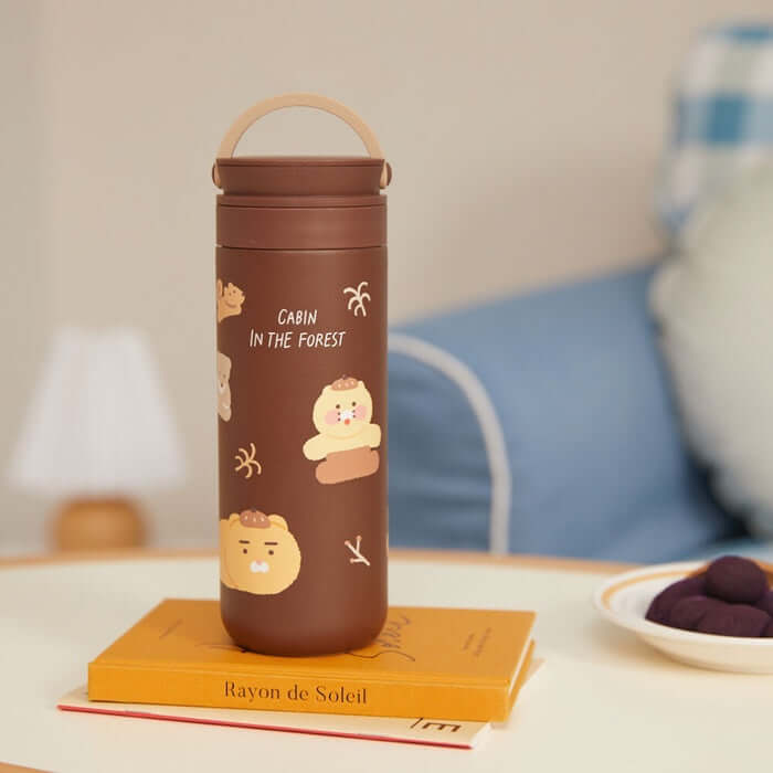 Cabin in the Forest Stainless Steel Tumbler - La & Chun by Kakao Friends - Available at allkpopmag. Price: $44.68.