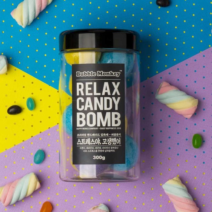 Bubble Monkey Relax Candy Bath Bombs 30g x 10 Pack by Bubble Monkey - Available at allkpopmag. Price: $38.21.