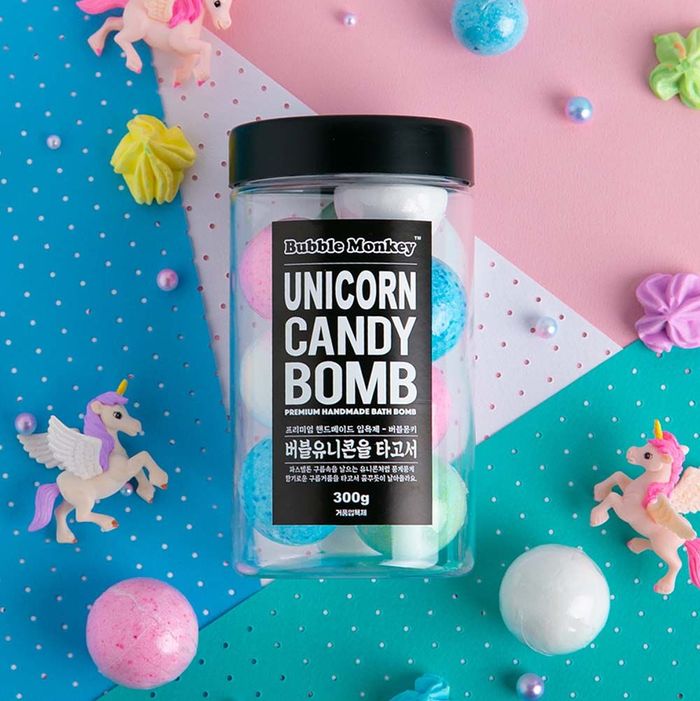 Bubble Monkey Unicorn Candy Bath Bombs 30g x 10 Pack by Bubble Monkey - Available at allkpopmag. Price: $38.21.