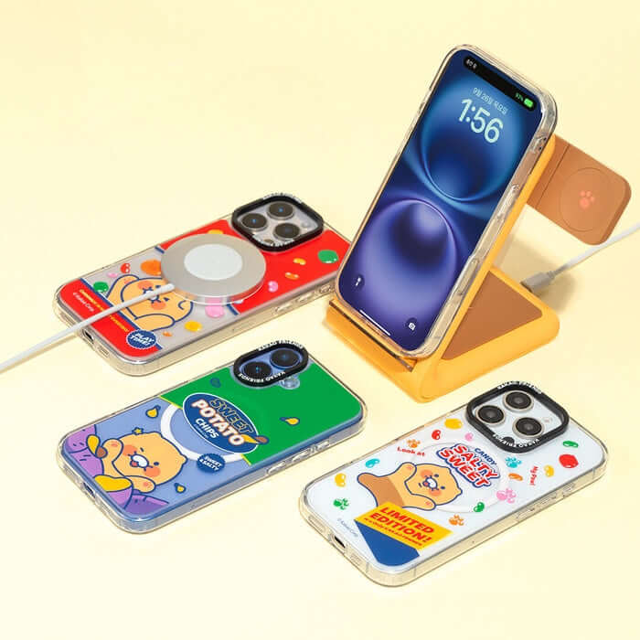 Kakao Friends iPhone 16, 15 Snack Clear MagSafe Case by Kakao Friends Tech Products - Available at allkpopmag. Price: $29.39.