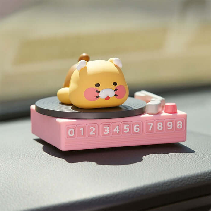 Car Figure Parking Number Plate - DJ Chunsik by Kakao Friends - Available at allkpopmag. Price: $24.69.