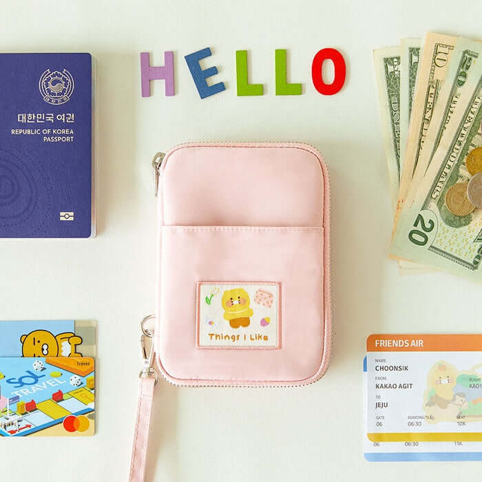 Multi Passport Wallet - Chunsik by Kakao Friends - Available at allkpopmag. Price: $32.92.