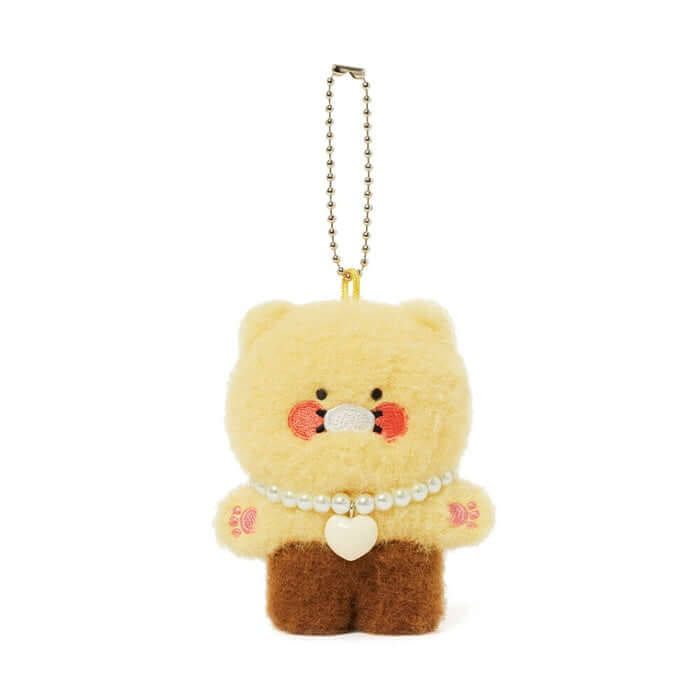 Flat Fossil Pearl Necklace Keyring Doll - Chun-sik by Kakao Friends - Available at allkpopmag. Price: $14.11.